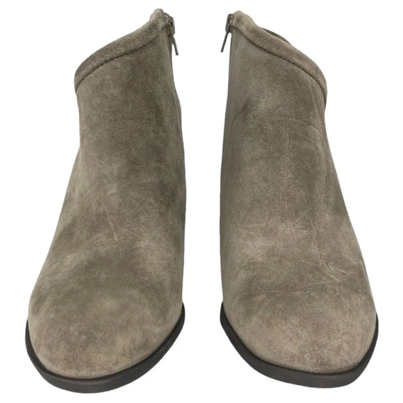 Lucky Brand Salza Brindle Suede Leather Womens Ankle Boots Size 11M - Picture 5 of 12